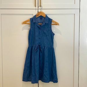GAP chambray button down color dress size 14